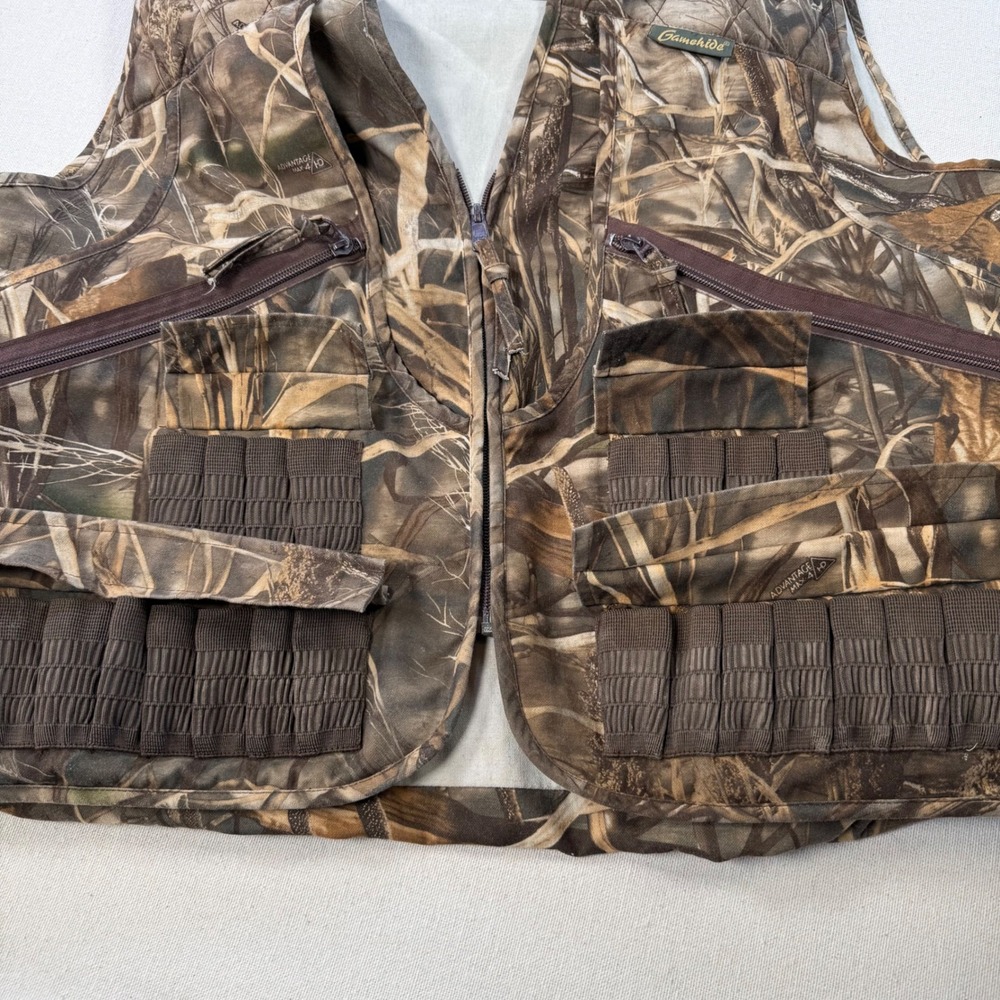 Gamehide Advantage MAX-4 HD Camo Hunting Vest Shell Loops Mens XL
